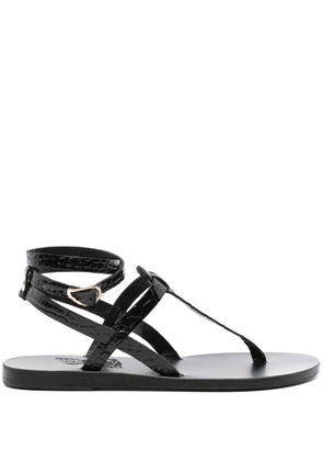 Ancient Greek Sandals Estia leather sandals - Black