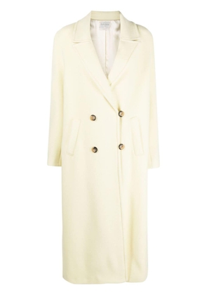 Forte Forte double-breasted wool maxi coat - Neutrals