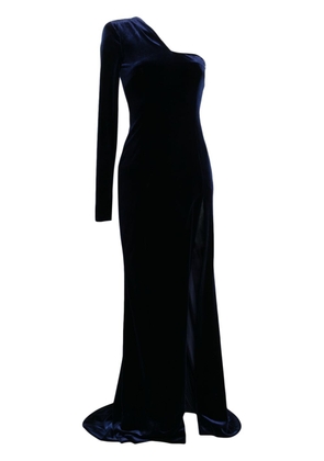 Galvan London Rosie velvet gown - Blue