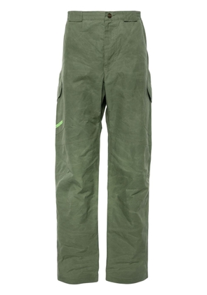 Robyn Lynch waxed cotton cargo trousers - Green