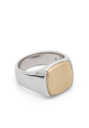Tom Wood 9kt yellow gold Cushion ring - Silver
