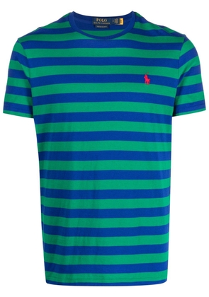 Polo Ralph Lauren logo-embroidered striped T-shirt - Green