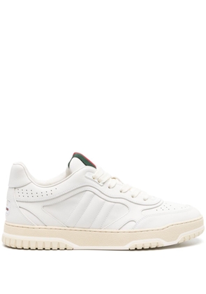 Gucci Re-Web lace-up sneakers - White