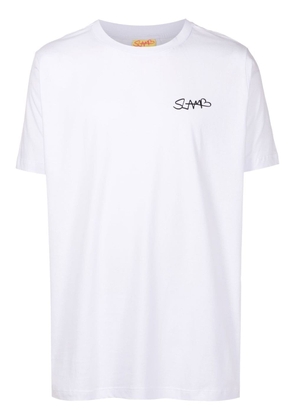 Amir Slama short-sleeved logo-print T-shirt - White