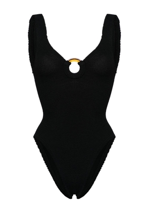 Hunza G Celine shirred swimsuit - Black