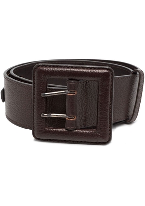 Gianfranco Ferré Pre-Owned 1990s square-buckle belt - Brown