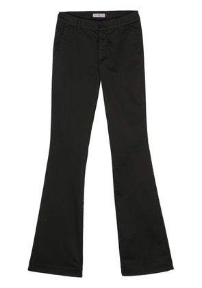 PT Torino Elsa pressed-crease flared trousers - Black