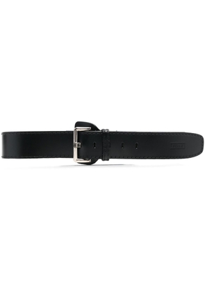 Gianfranco Ferré Pre-Owned 1990s D-buckle leather belt - Black
