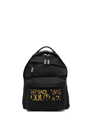 Versace Jeans Couture logo-lettering backpack - Black