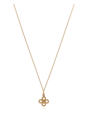 Tory Burch flower-pendant chain-link necklace - Gold