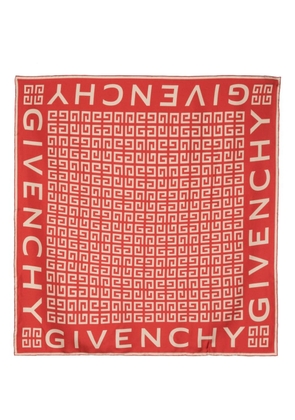 Givenchy 4G-monogram silk scarf - Red