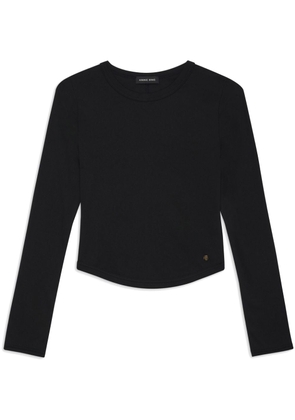 ANINE BING Jane long-sleeved blouse - Black
