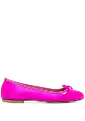 Scarosso Carla bow-detail ballerina shoes - Pink