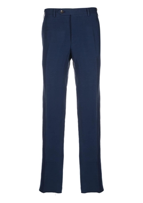 Canali tailored linen-silk trousers - Blue