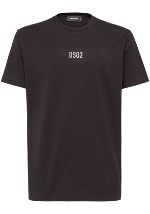 DSQUARED2 embossed-logo cotton T-shirt - Black