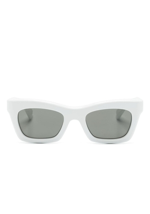 Gucci Eyewear rectangle-frame sunglasses - White
