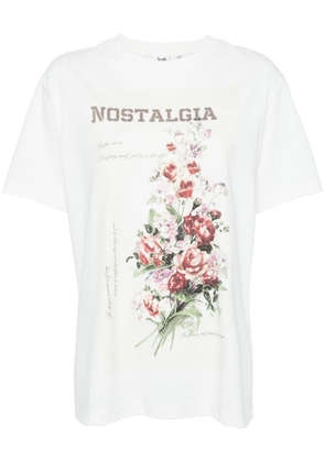 b+ab Nostalgia cotton T-shirt - White