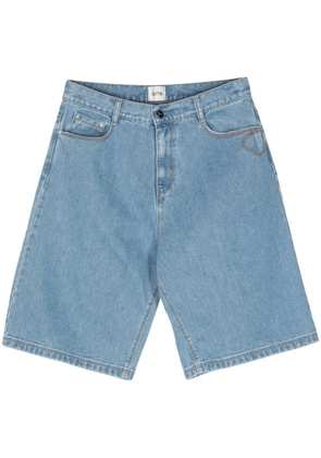 ARTE medium-wash denim shorts - Blue