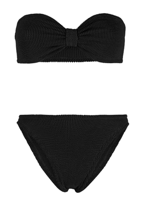 Hunza G Jean crinkled bikini - Black