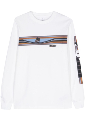 NOAH NY x Puma logo-print T-shirt - White