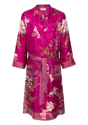 Pierre-Louis Mascia floral silk midi coat - Pink