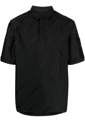 A-COLD-WALL* logo-print short-sleeve shirt - Black