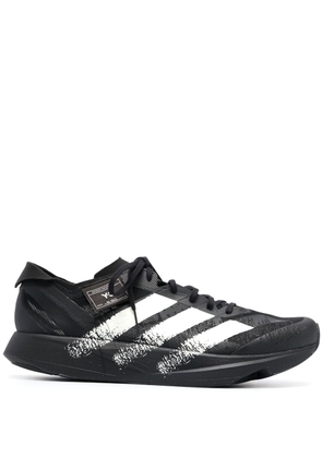 Y-3 striped lace-up sneakers - Black