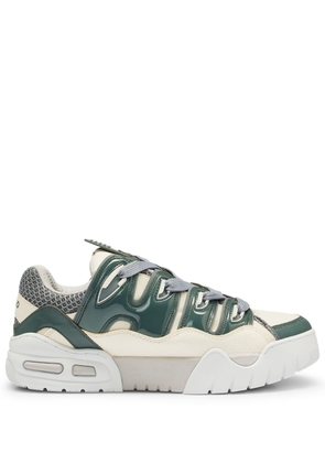 HUGO panelled lace-up sneakers - Green