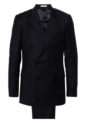 FURSAC pinstriped double-breasted suit - Blue