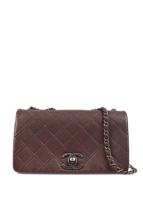 CHANEL Pre-Owned 2014 small Full Flap shoulder bag - Brown