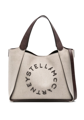 Stella McCartney logo-appliqué tote bag - Neutrals