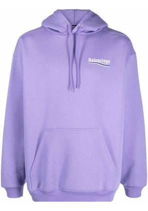 Balenciaga Political Campaign hoodie - Purple