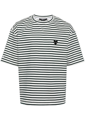 ZZERO BY SONGZIO Panther stripe-pattern T-shirt - White