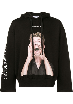 Ih Nom Uh Nit David Bowie print hoodie - Black