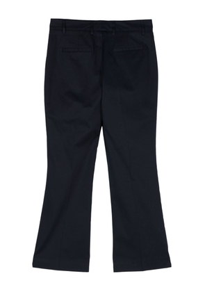DRHOPE cropped flared trousers - Blue
