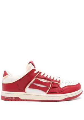 AMIRI Collegiate Skel panelled sneakers - Red
