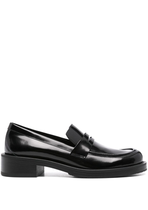 Stuart Weitzman Palmer leather loafers - Black