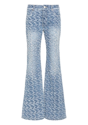 Andersson Bell Agnes distressed bootcut jeans - Blue