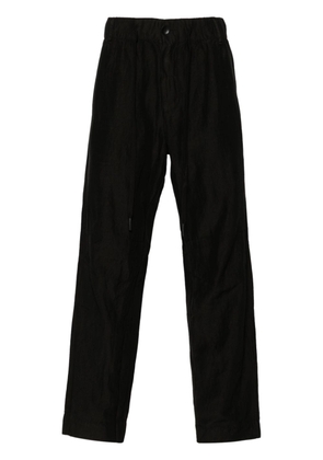 Andrea Ya'aqov linen cropped trousers - Black