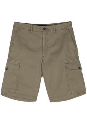 Incotex striped cargo shorts - Green