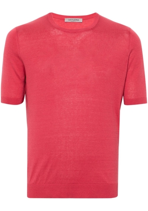 Fileria short-sleeve silk jumper - Pink