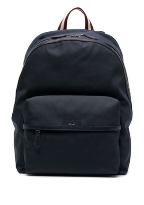 Bally Code leather backpack - Blue