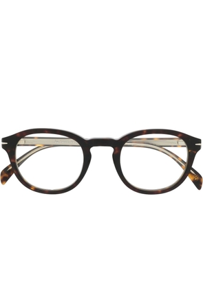 Eyewear by David Beckham tortoise round-frame sunglasses - Brown