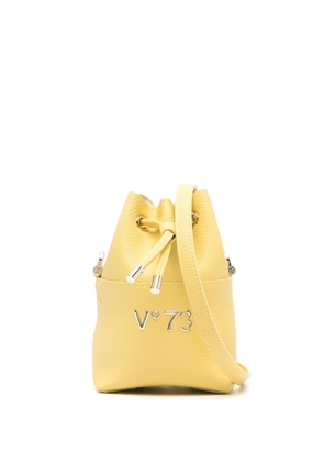 V°73 logo-lettering bucket bag - Yellow