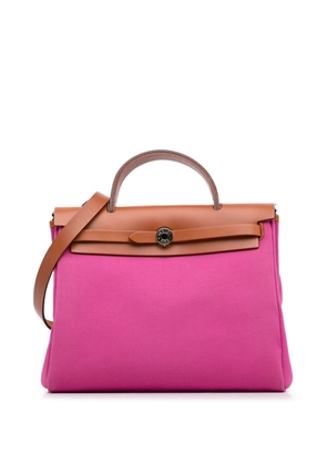 Hermès Pre-Owned 2020 Toile Herbag Zip 31 satchel - Pink