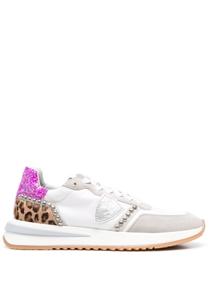 Philippe Model Paris panelled-design low-top sneakers - White