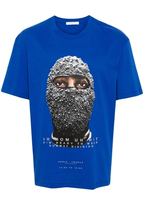 Ih Nom Uh Nit Black Mask cotton T-shirt - Blue