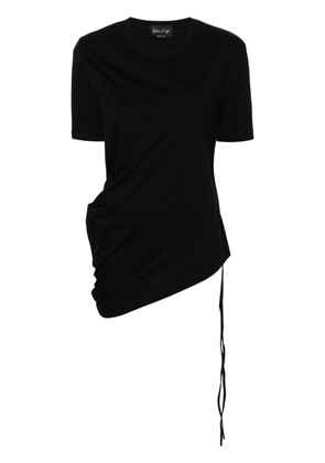 Andrea Ya'aqov asymmetric cotton T-shirt - Black