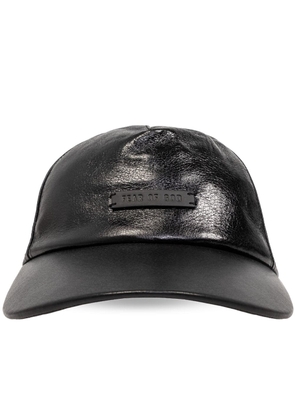 Fear Of God leather baseball cap - Black