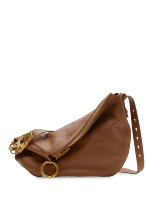 Burberry medium Knight leather shoulder bag - Brown